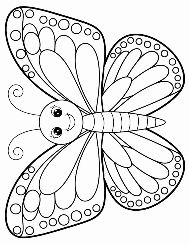 Dancing Butterfly coloring page