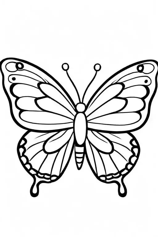Magical Butterfly coloring page