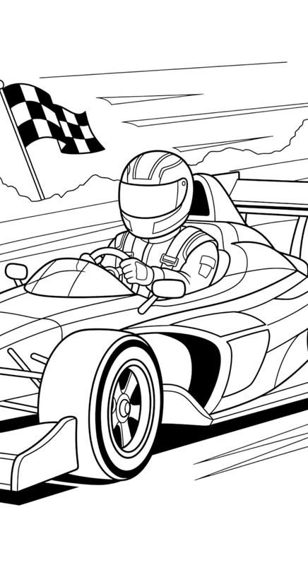 Cool Cruisin' Car coloring page