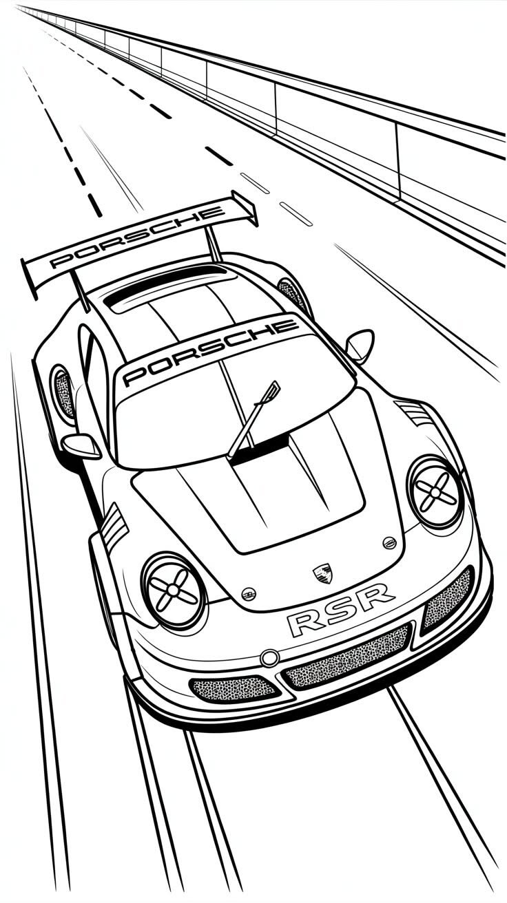 Mighty Motor Ride coloring page