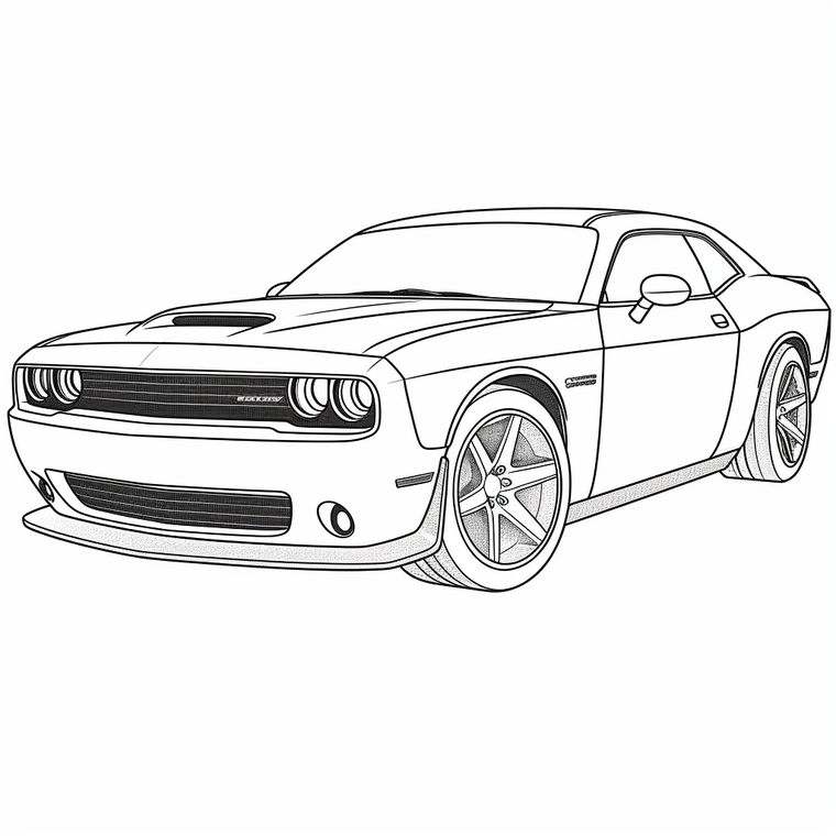 Race Day Rally coloring page