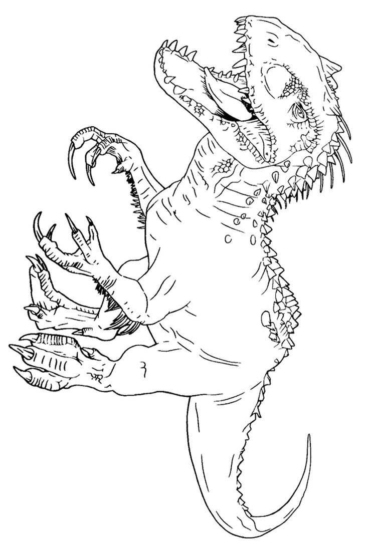Little Dino Explorer coloring page