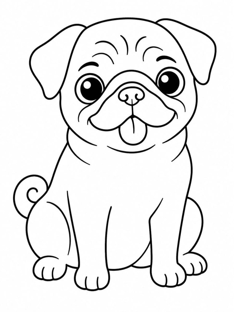 Waggy Tail Pup coloring page