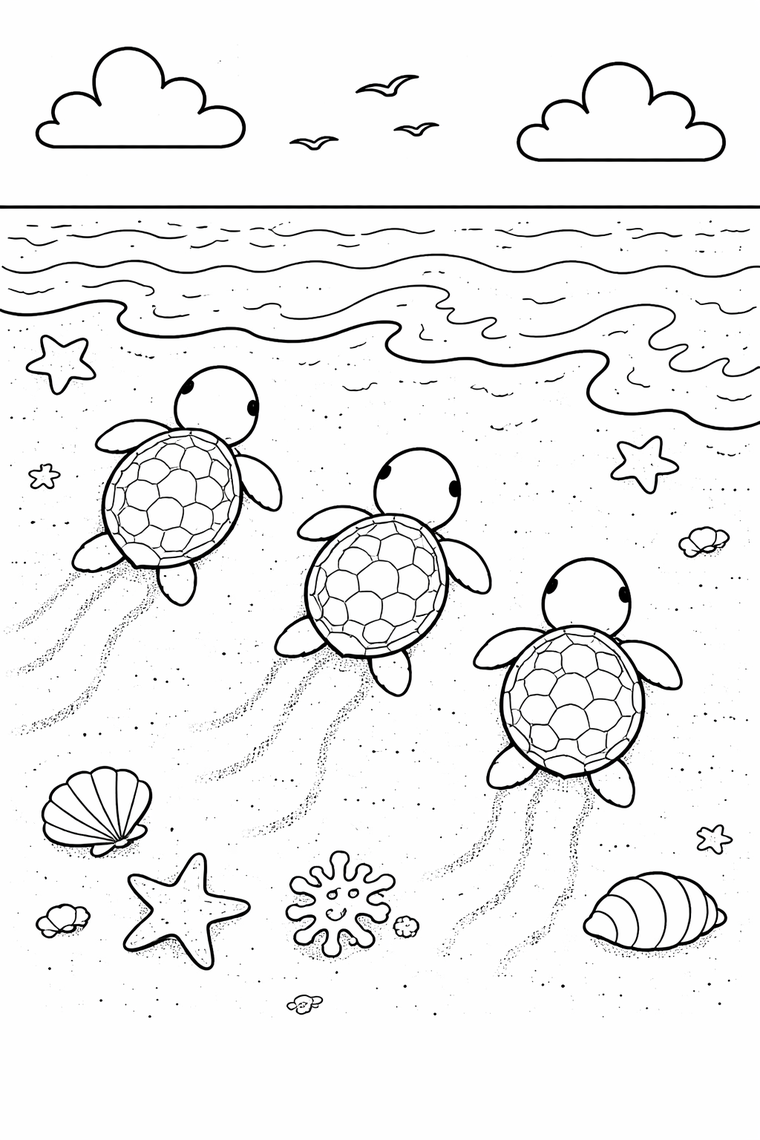 Coral Kingdom coloring page