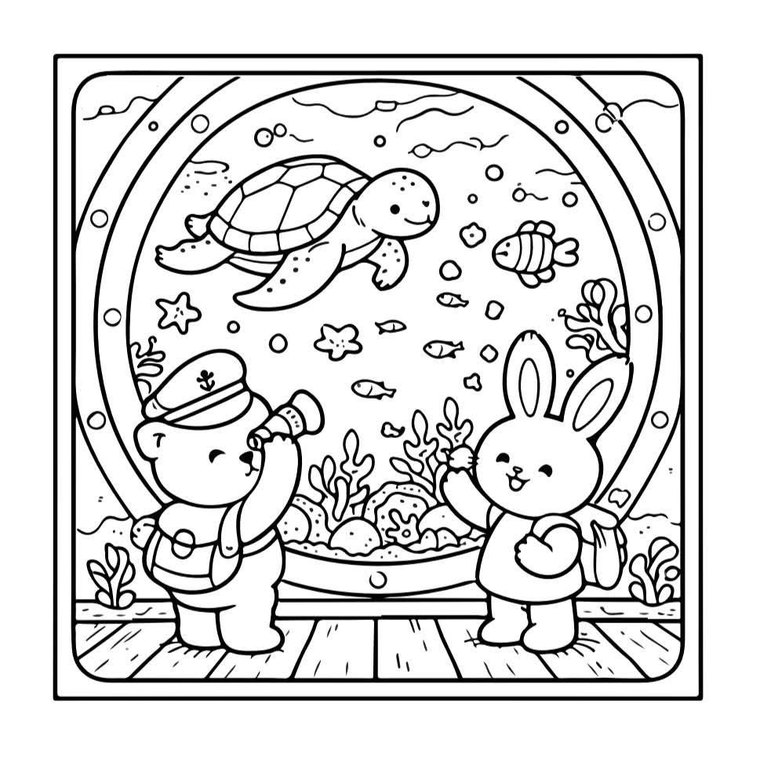 Ocean Explorer coloring page