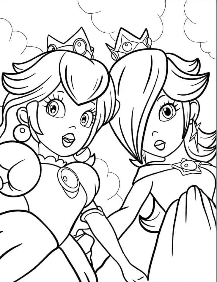 Castle Princess coloring page