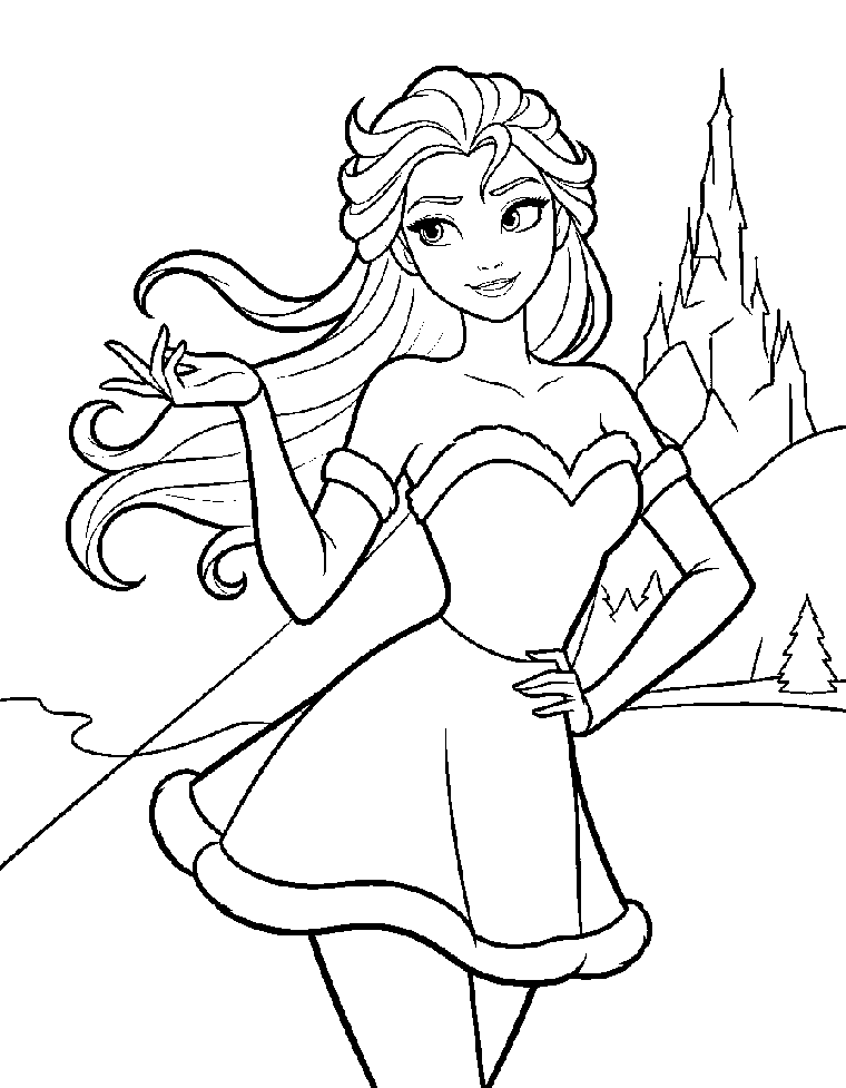 Princesses coloring pages