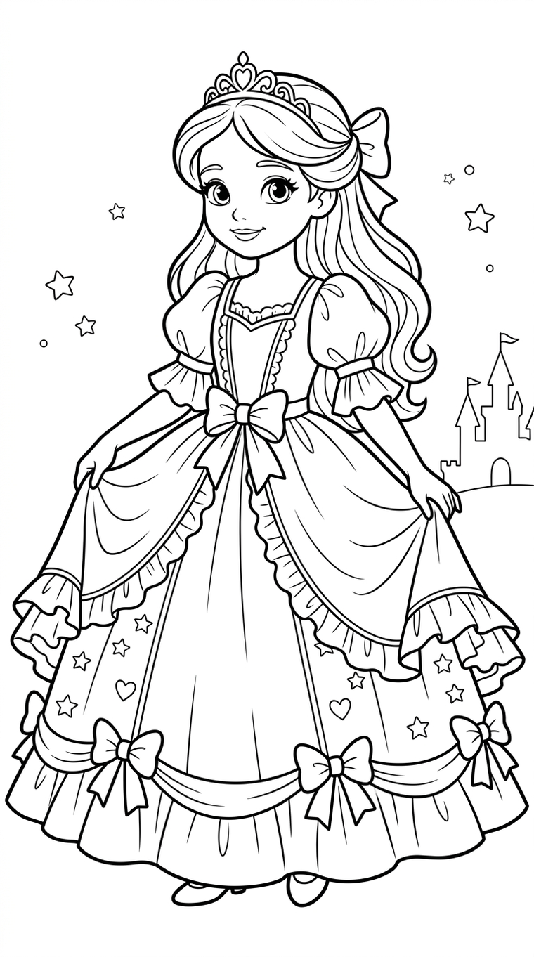Royal Princess coloring page