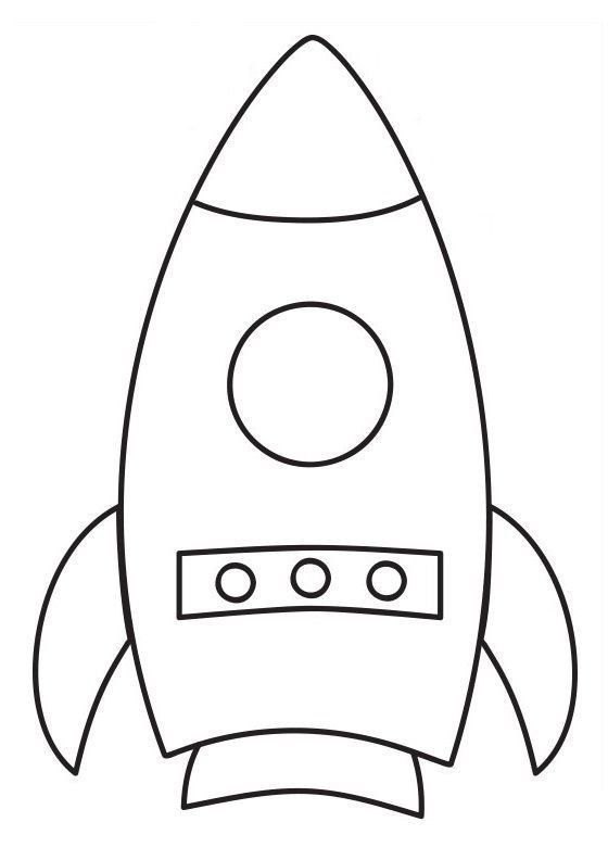 Cosmic Rocket coloring page